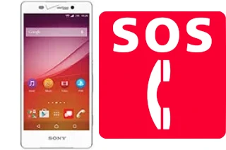 Notrufe auf der Sony Xperia Z4v