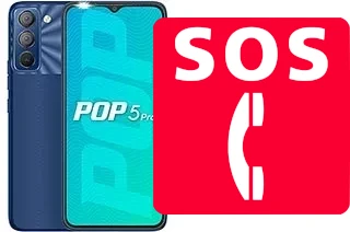 Notrufe auf der Tecno Pop 5 Pro