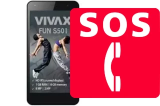 Notrufe auf der Vivax Fun S501