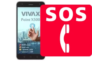 Notrufe auf der Vivax Point X500