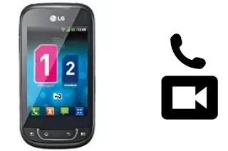 Videoanruf mit LG Optimus Net Dual