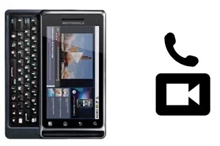 Videoanruf mit Motorola MILESTONE 2