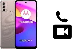 Videoanruf mit Motorola Moto E40