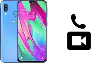 Videoanruf mit Samsung Galaxy A40