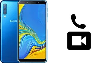 Videoanruf mit Samsung Galaxy A7 (2018)