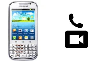 Videoanruf mit Samsung Galaxy Chat B5330