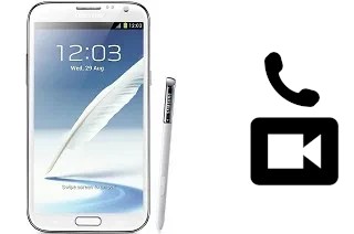 Videoanruf mit Samsung Galaxy Note II N7100