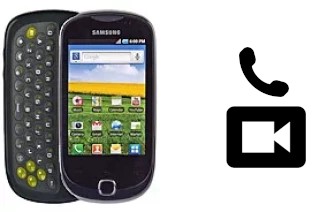 Videoanruf mit Samsung Galaxy Q T589R