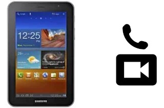 Videoanruf mit Samsung P6200 Galaxy Tab 7.0 Plus