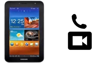 Videoanruf mit Samsung P6210 Galaxy Tab 7.0 Plus