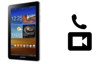 Videoanruf mit Samsung P6800 Galaxy Tab 7.7