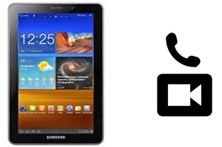 Videoanruf mit Samsung P6810 Galaxy Tab 7.7