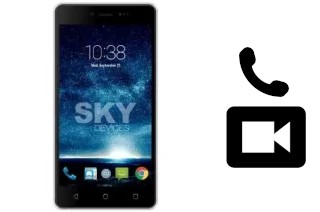 Videoanruf mit Sky-Devices Sky Fuego 5-0 Plus