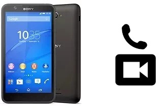 Videoanruf mit Sony Xperia E4 Dual