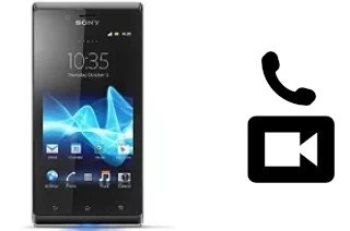 Videoanruf mit Sony Xperia J