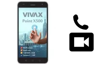 Videoanruf mit Vivax Point X500