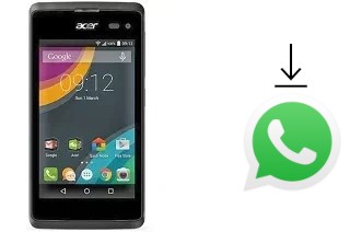 So installieren Sie WhatsApp auf einem Acer Liquid Z220