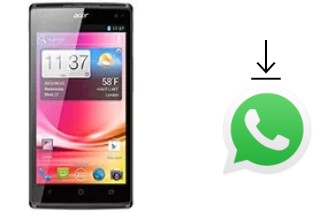 So installieren Sie WhatsApp auf einem Acer Liquid Z500