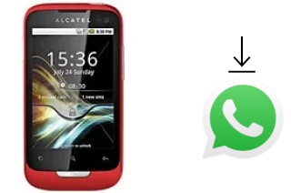 So installieren Sie WhatsApp auf einem alcatel OT-985