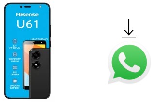 So installieren Sie WhatsApp auf einem HiSense U61