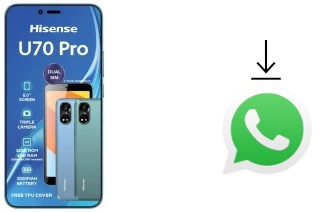 So installieren Sie WhatsApp auf einem HiSense U70 Pro