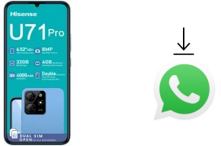 So installieren Sie WhatsApp auf einem HiSense U71 Pro