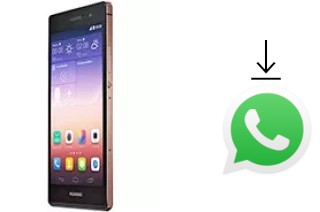 So installieren Sie WhatsApp auf einem Huawei Ascend P7 Sapphire Edition