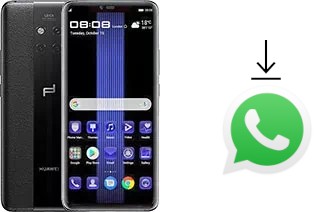 So installieren Sie WhatsApp auf einem Huawei Mate 20 RS Porsche Design