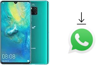 So installieren Sie WhatsApp auf einem Huawei Mate 20 X (5G)