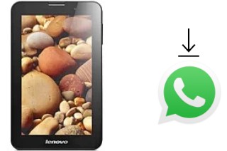 So installieren Sie WhatsApp auf einem Lenovo IdeaTab A3000