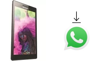 So installieren Sie WhatsApp auf einem Lenovo Tab 2 A7-10