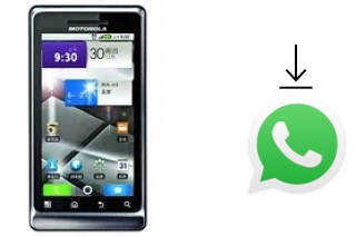 So installieren Sie WhatsApp auf einem Motorola MILESTONE 2 ME722