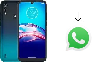 So installieren Sie WhatsApp auf einem Motorola Moto E6s (2020)