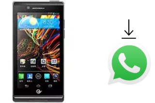 So installieren Sie WhatsApp auf einem Motorola RAZR V XT889