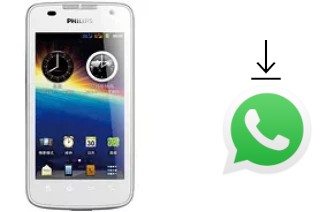 So installieren Sie WhatsApp auf einem Philips W6350