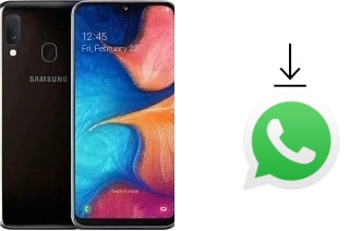 So installieren Sie WhatsApp auf einem Samsung Galaxy A20e