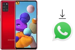 So installieren Sie WhatsApp auf einem Samsung Galaxy A21s