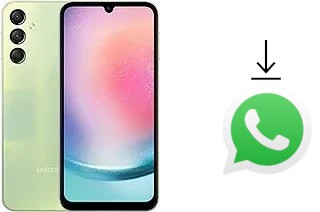 So installieren Sie WhatsApp auf einem Samsung Galaxy A24 4G