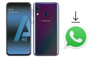 So installieren Sie WhatsApp auf einem Samsung Galaxy A40s