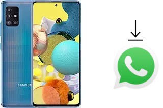 So installieren Sie WhatsApp auf einem Samsung Galaxy A51 5G UW