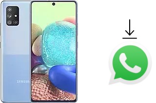 So installieren Sie WhatsApp auf einem Samsung Galaxy A71 5G UW