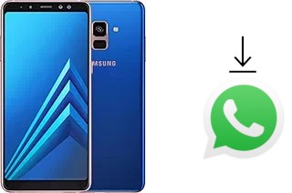 So installieren Sie WhatsApp auf einem Samsung Galaxy A8+ (2018)