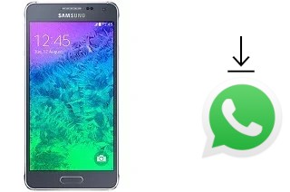 So installieren Sie WhatsApp auf einem Samsung Galaxy Alpha