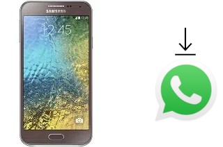 So installieren Sie WhatsApp auf einem Samsung Galaxy E5