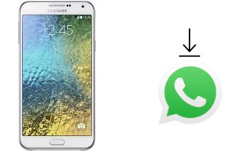 So installieren Sie WhatsApp auf einem Samsung Galaxy E7