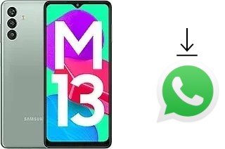 So installieren Sie WhatsApp auf einem Samsung Galaxy M13 (India)