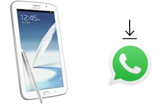 So installieren Sie WhatsApp auf einem Samsung Galaxy Note 8.0 Wi-Fi