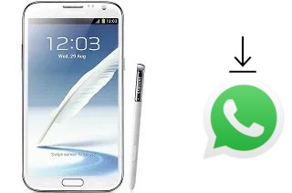 So installieren Sie WhatsApp auf einem Samsung Galaxy Note II N7100