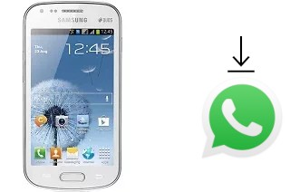 So installieren Sie WhatsApp auf einem Samsung Galaxy S Duos S7562