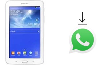 So installieren Sie WhatsApp auf einem Samsung Galaxy Tab 3 Lite 7.0 VE